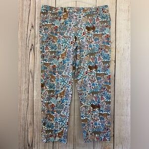 Talbots Womens Relaxed Chinos Tropical Safari Straight leg pants size 16